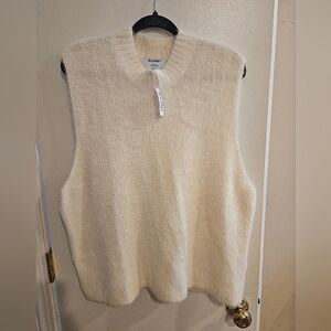 White Sweater Tank